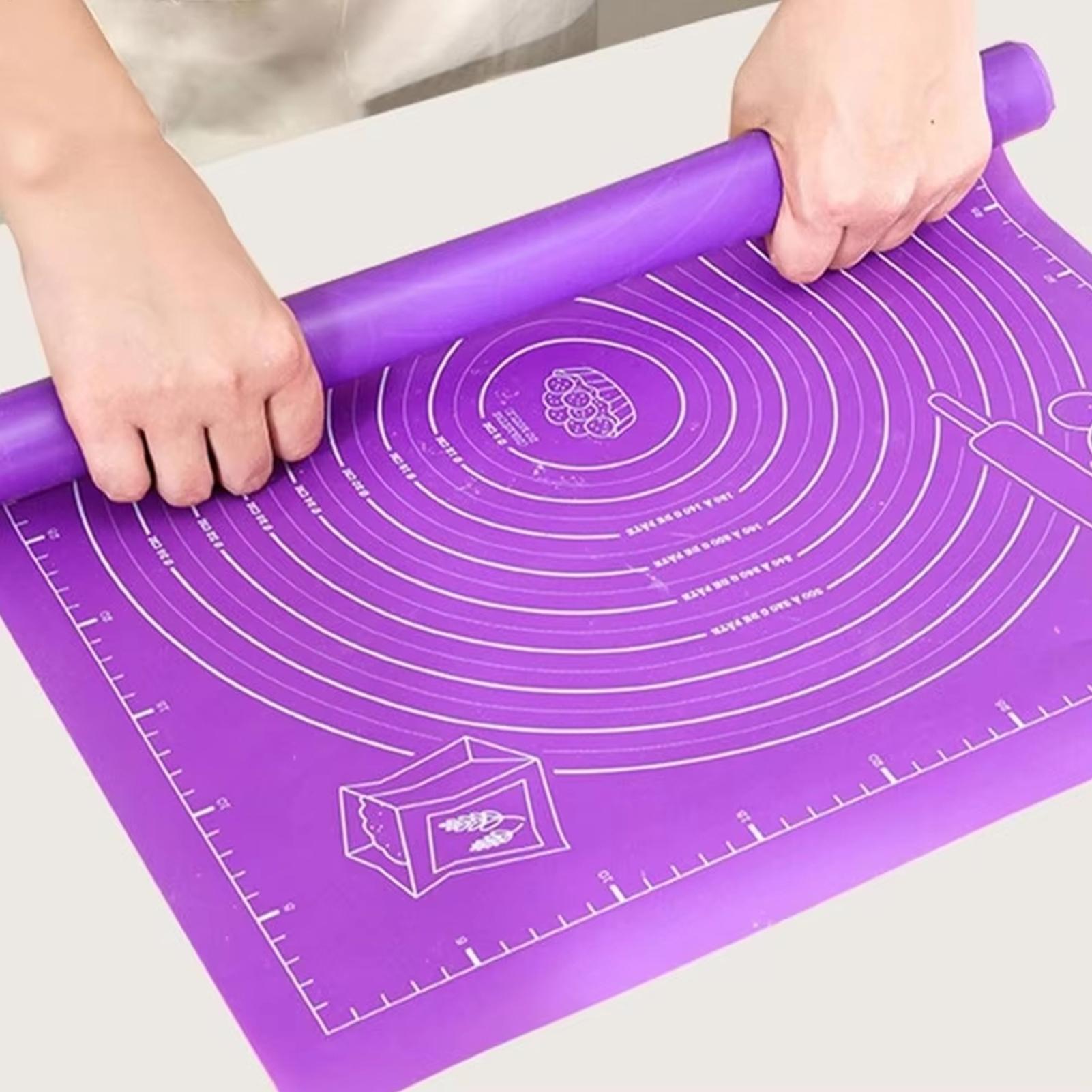 Kitchen Grade Baking Sheet - Teigmatte, lebensmittelecht, antihaftbeschichtet, rutschfest, wiederverwendbar, Backmatte,