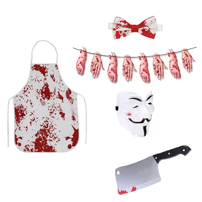 Kitchen Baking Utensil Set - PESENAR Blutfleck-Simulation + Lustige Requisiten Halloween