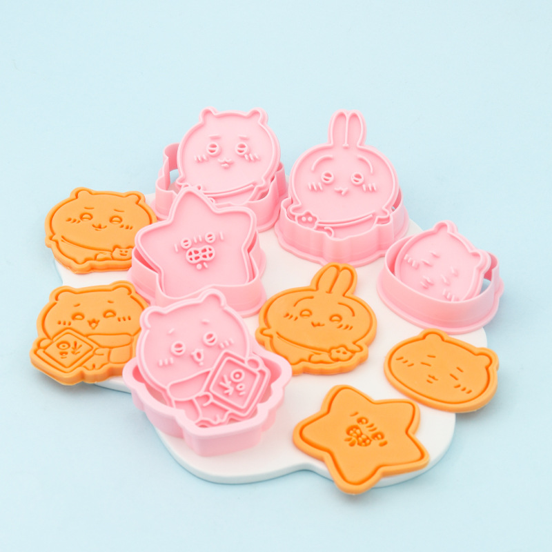 Kitchen Baking Items - 3D-Cartoon-Simulations-Keksausstecher Niedliche Chiikawa Anime Usagi Hachiware