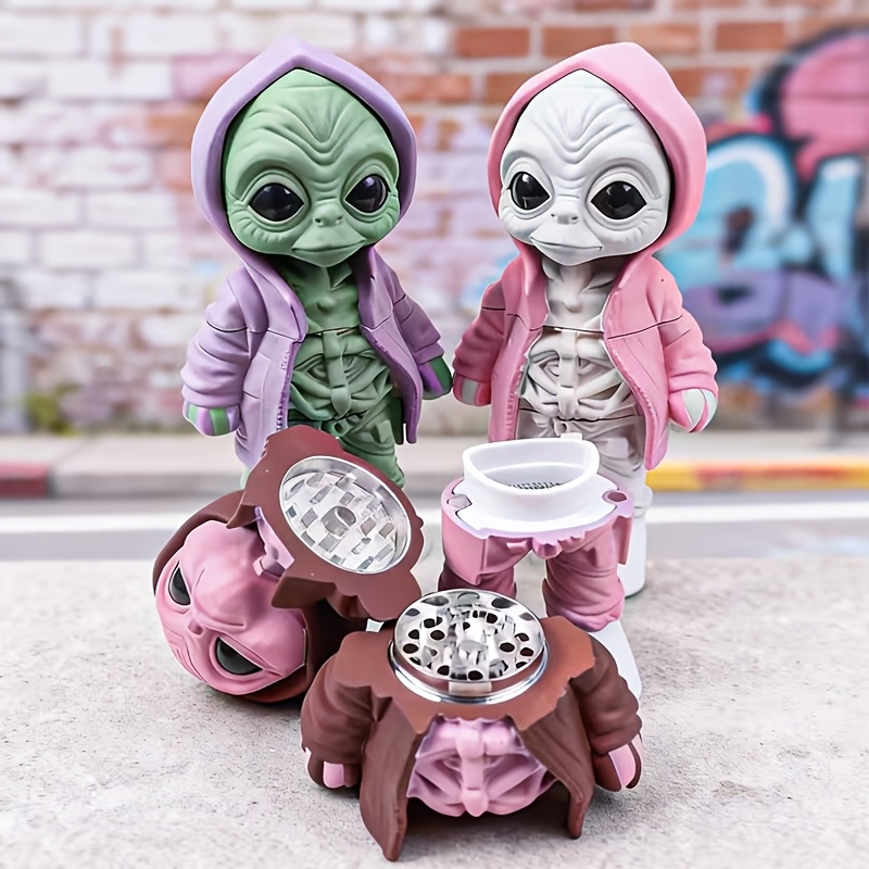 Kitchen Baking Organization - Lustiger Alien Kräutermühle Gewürzmühle für Tee