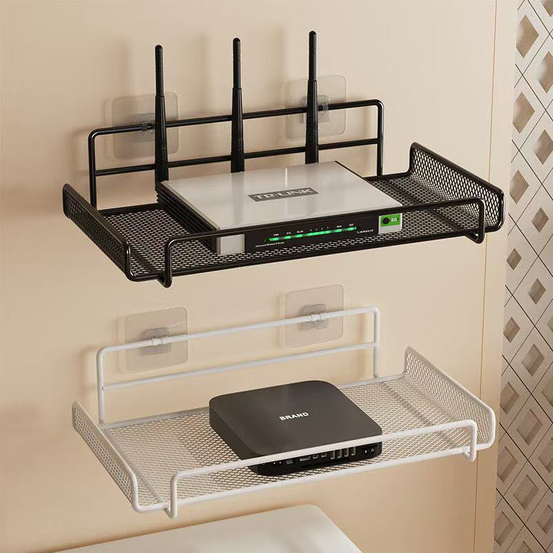 Kitchen Baking Organization - Wandhalterung für Router ohne Bohren, Metallgitter,