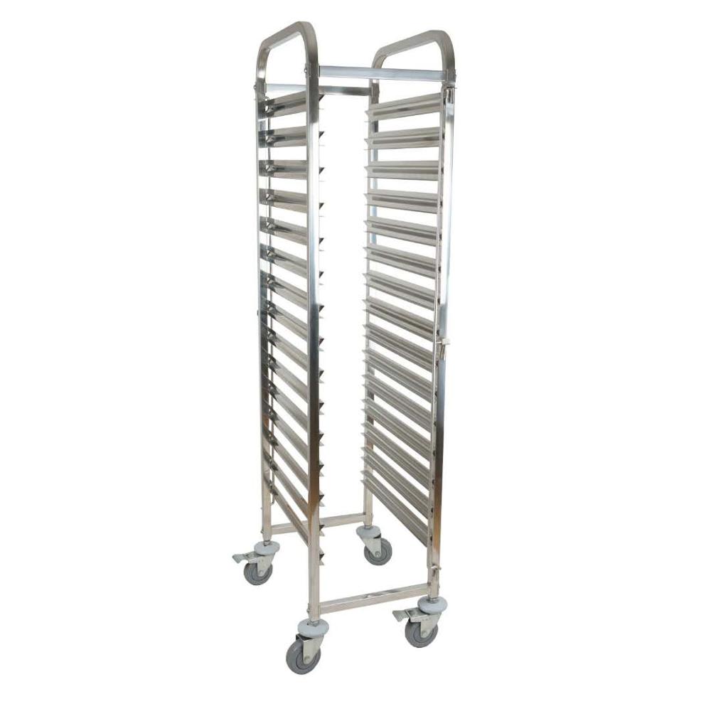 Kitchen Baking Trolley - Küchenausstattung Edelstahl-Rollwagen mit Rädern / Backblech-Trolley