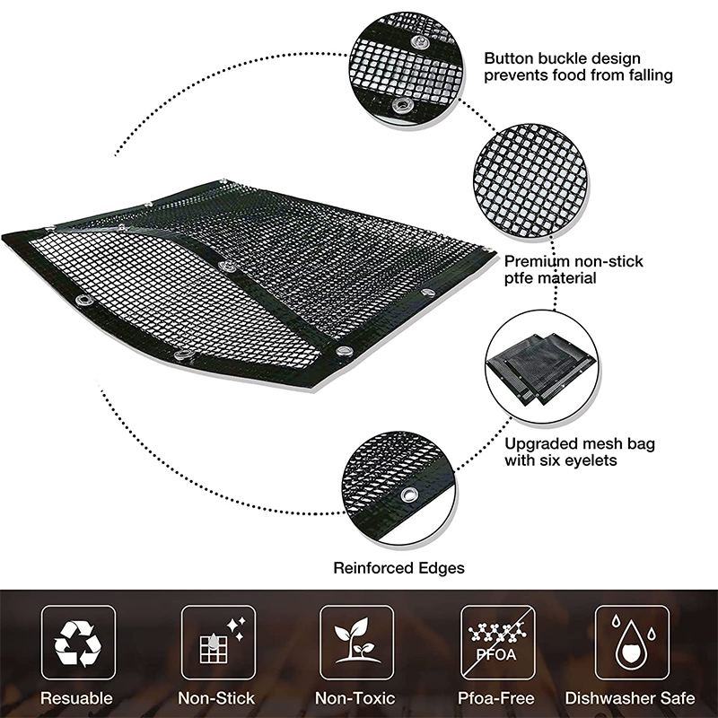 LMETJMA PTFE-Netz-Grillbeutel, – Super Kitchen Baking Mat Bewertung und Preis