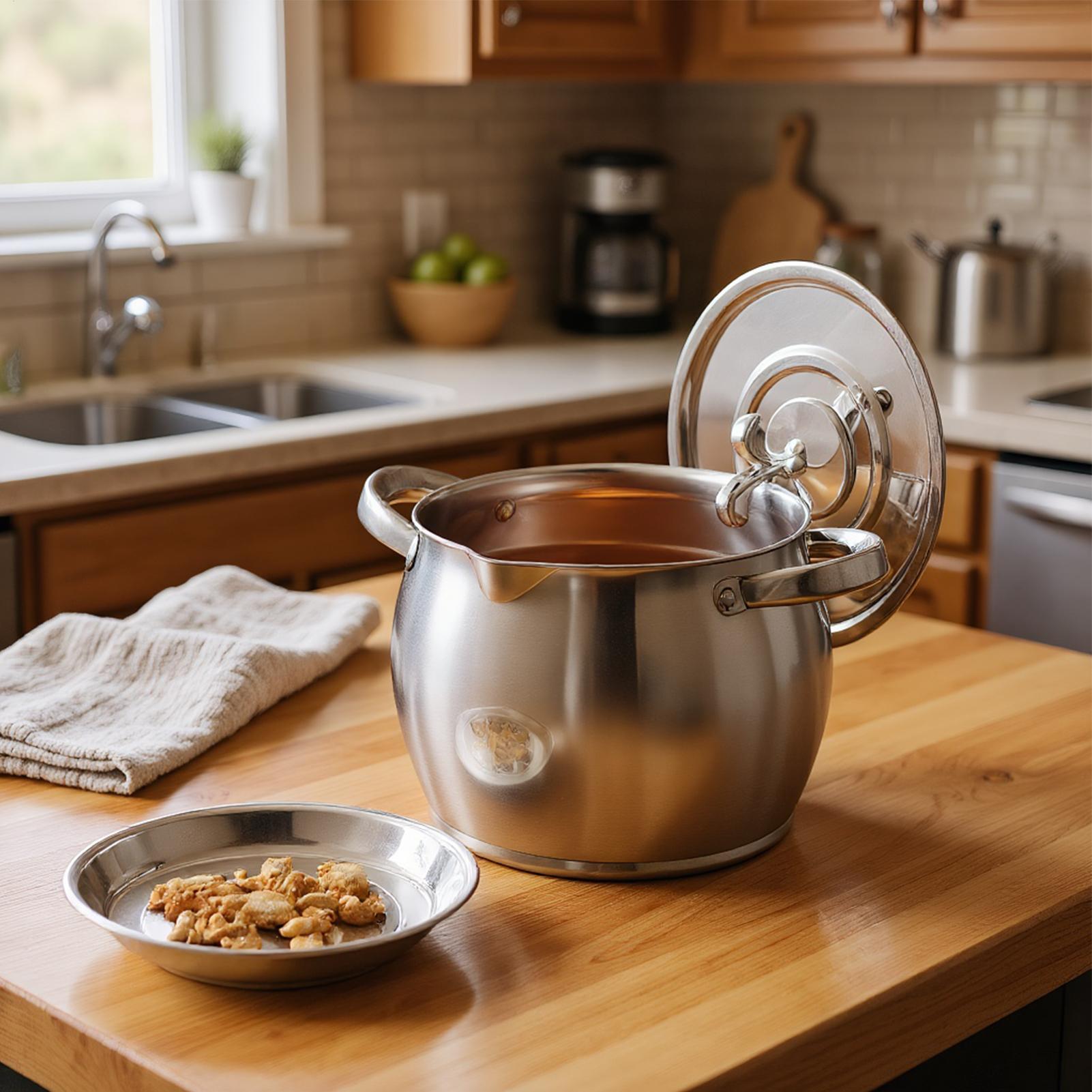 Fettbehälter aus Edelstahl, Fe – Kitchen Baking Canisters Bewertung und Preis