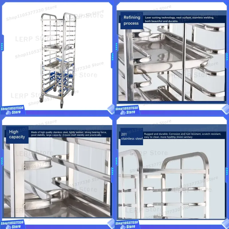 15-lagiger Edelstahl-Brotwagen – Kitchen Baking Trolley Bewertung und Preis