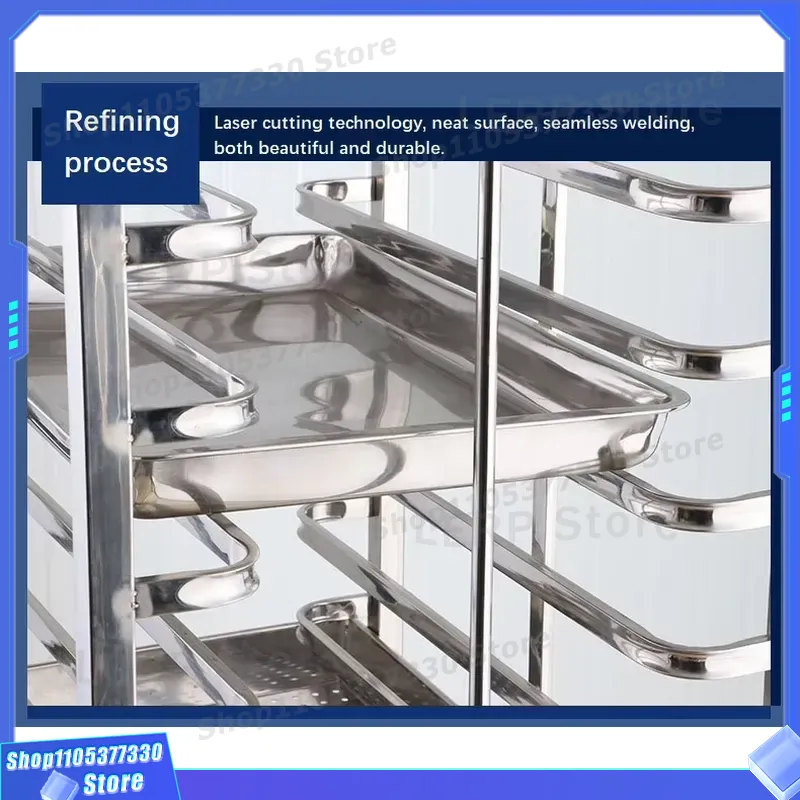 15-lagiger Edelstahl-Brotwagen – Kitchen Baking Trolley Bewertung und Preis