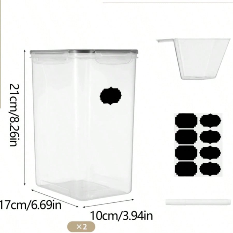 Extra große luftdichte Lebensm – Kitchen Baking Canisters Bewertung und Preis