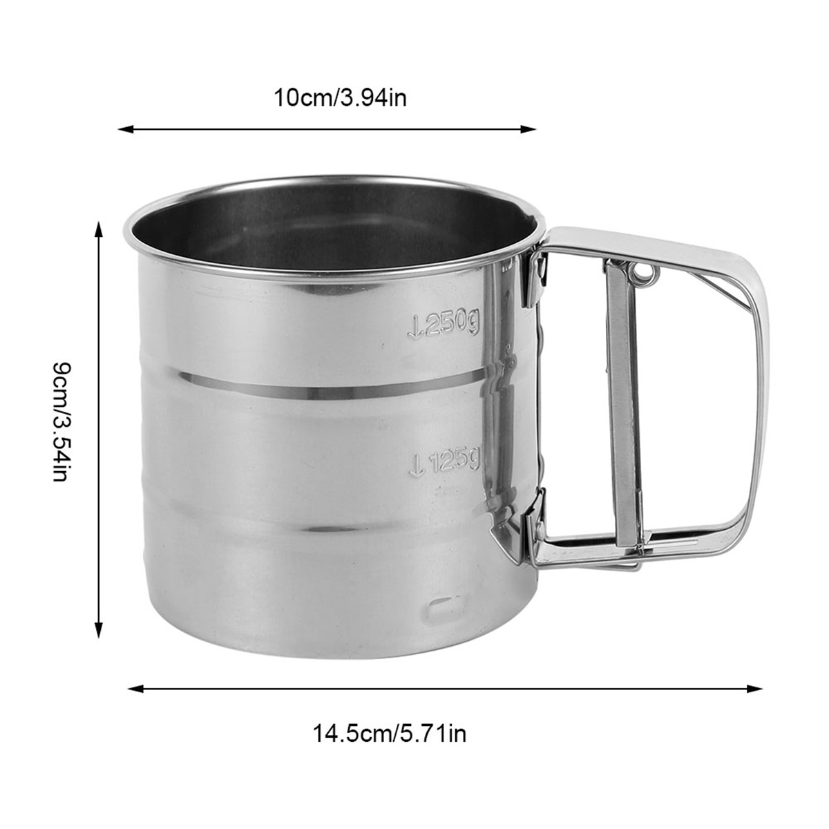 Sieb Sieb Edelstahl Mehl Sieb  – Baking Powder Kitchen Bewertung und Preis
