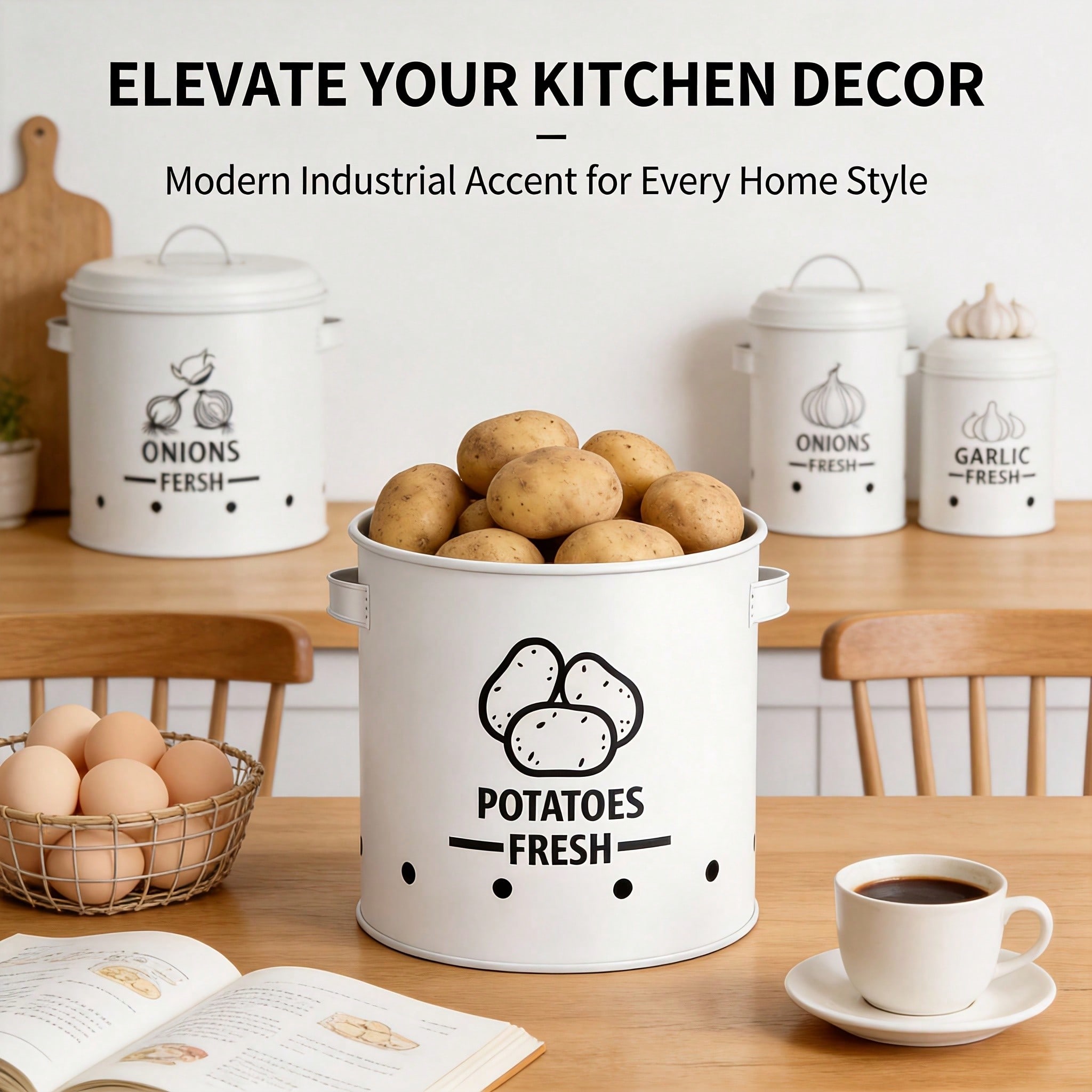 Kartoffel-Zwiebel-Knoblauch-Au – Kitchen Baking Organization Bewertung und Preis