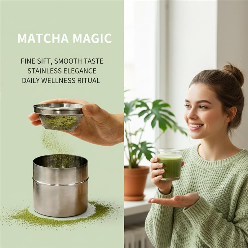 AB66-Edelstahl-Matcha-Pulver-S – Kitchen Baking Canisters Bewertung und Preis