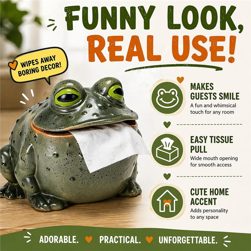 ABRU-Frogs, verspielter Kröten – Kitchen Baking Paper Holder Bewertung und Preis