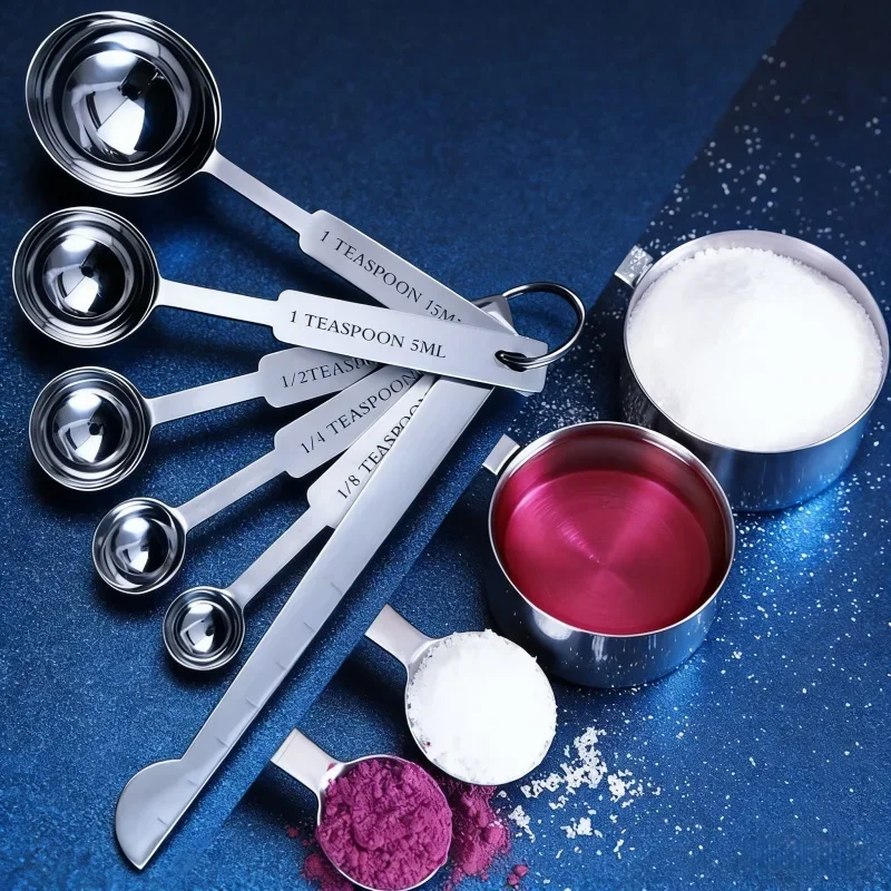 Stapelbare Edelstahl-Messlöffe – Baking Powder Kitchen Bewertung und Preis